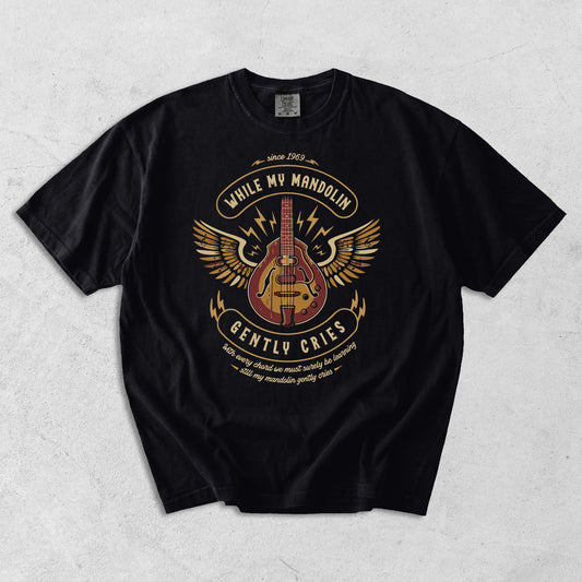 Mandolin Gently Cries T-Shirt
