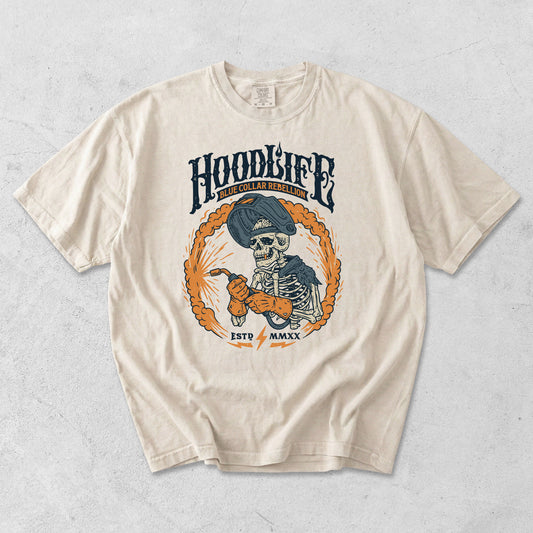 Hoodlife Blue Collar T-Shirt
