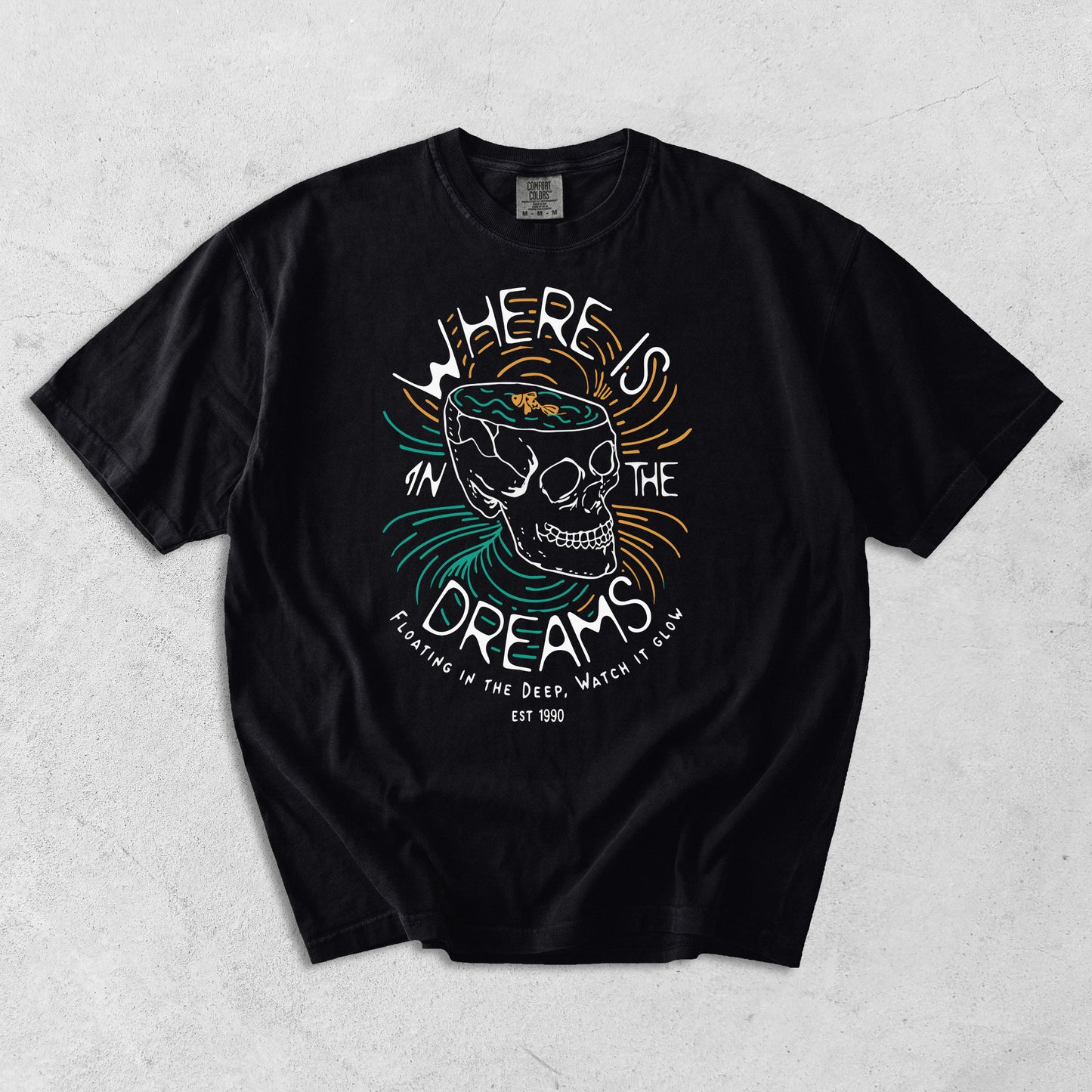 Floating Dreams Skull T-Shirt