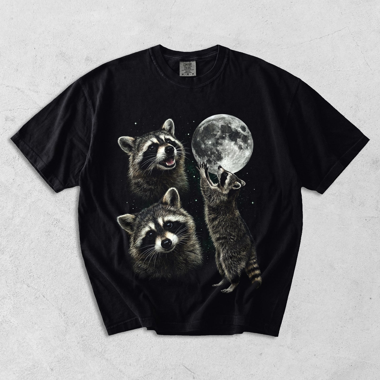 Moon Thief Raccoons T-Shirt