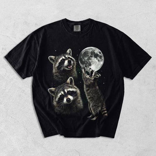 Moon Thief Raccoons T-Shirt