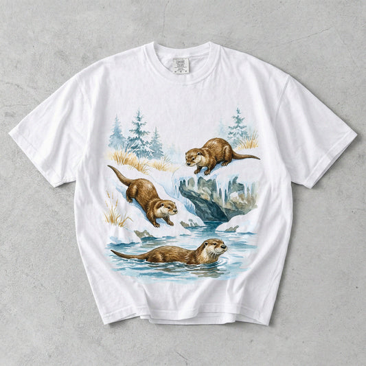 Playful Otters T-Shirt
