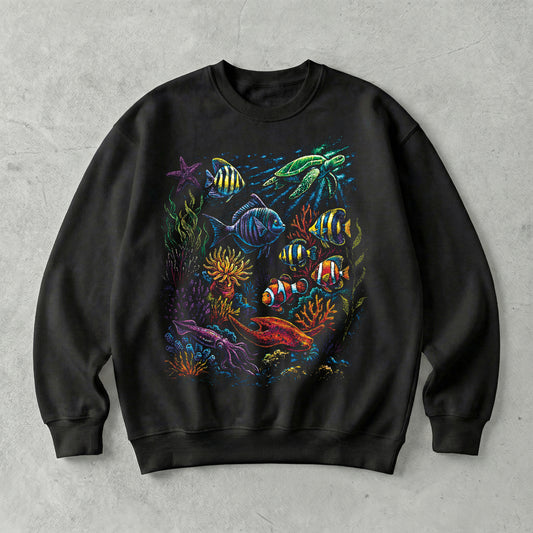 Neon Reef Paradise Sweatshirt