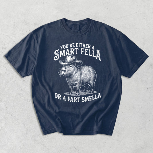 You're Either A Smart Fella Or A Fart Smella Comfort Colors T-Shirt