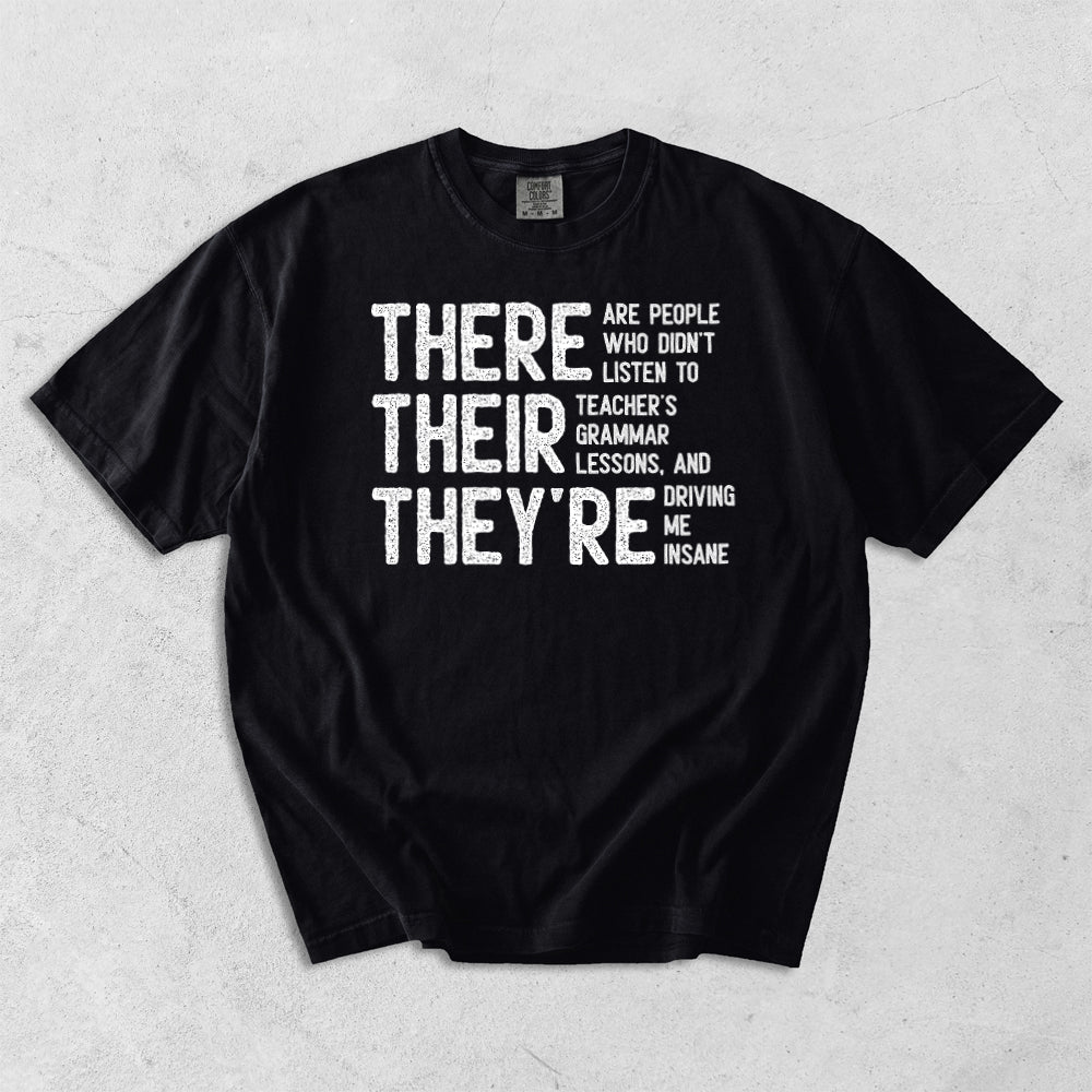 Grammar Funny English School Teacher Student Comfort Colors T-Shirt