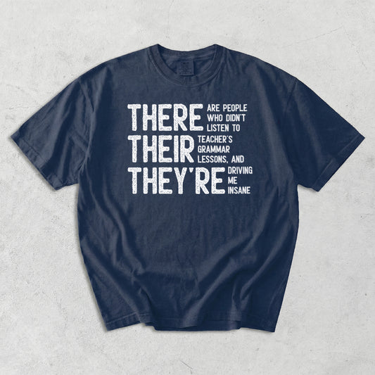 Grammar Funny English School Teacher Student Comfort Colors T-Shirt