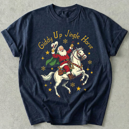 Giddy Up Jingle Horse Tee