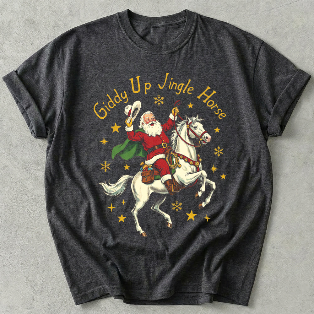 Giddy Up Jingle Horse Tee
