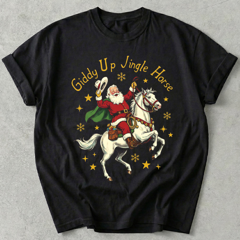 Giddy Up Jingle Horse Tee