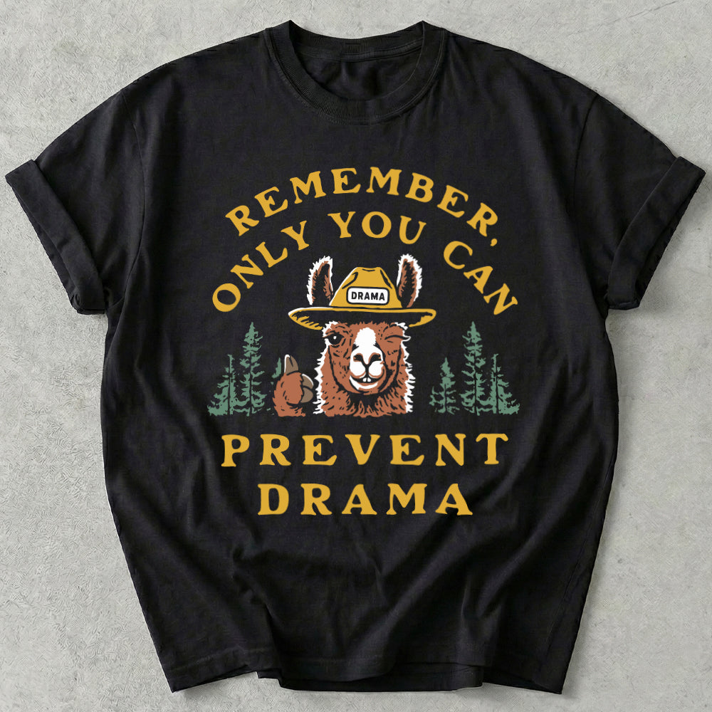 Only You Can Prevent Drama Tee