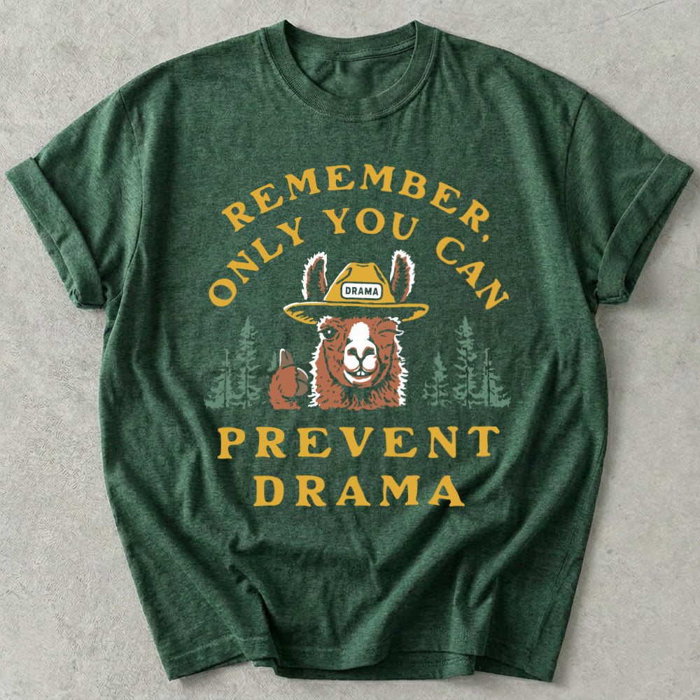 Only You Can Prevent Drama Tee