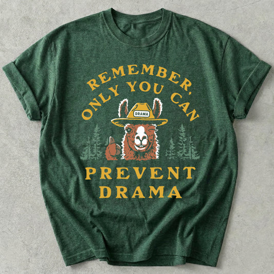 Only You Can Prevent Drama Tee