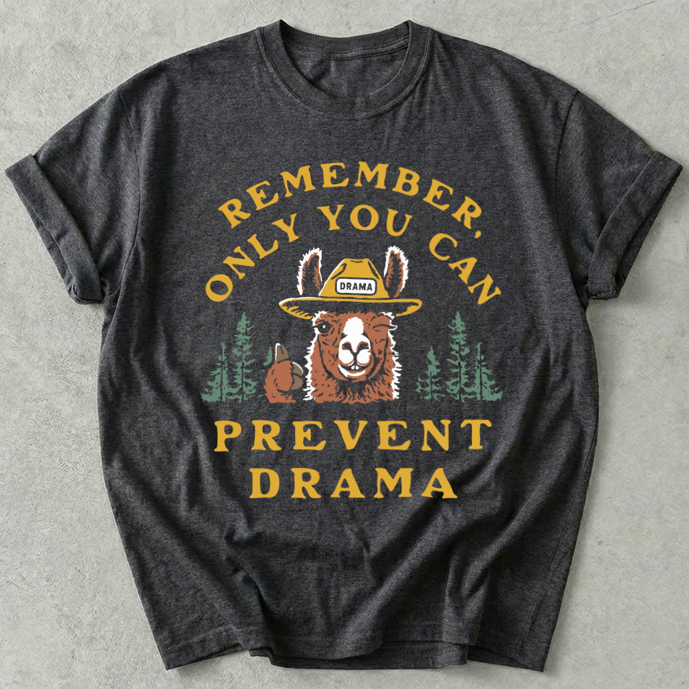 Only You Can Prevent Drama Tee