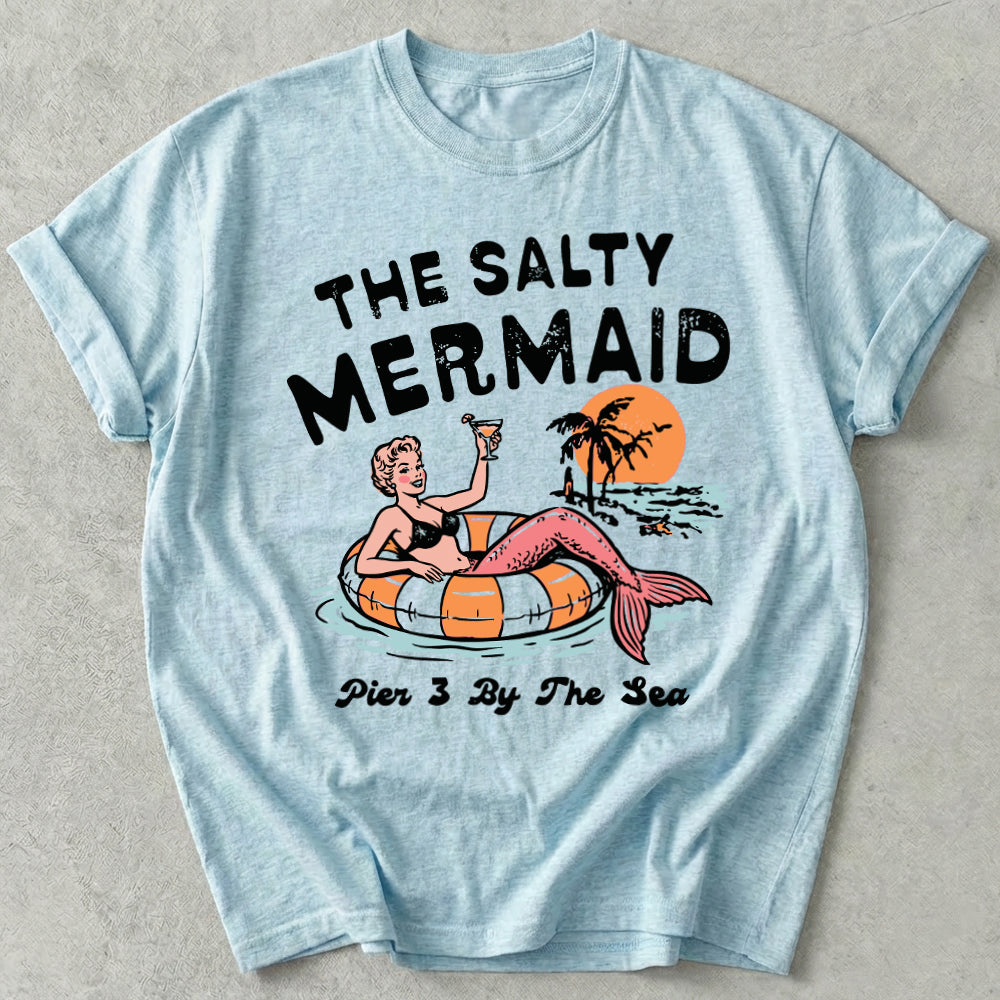 The Salty Mermaid Social Club Tee
