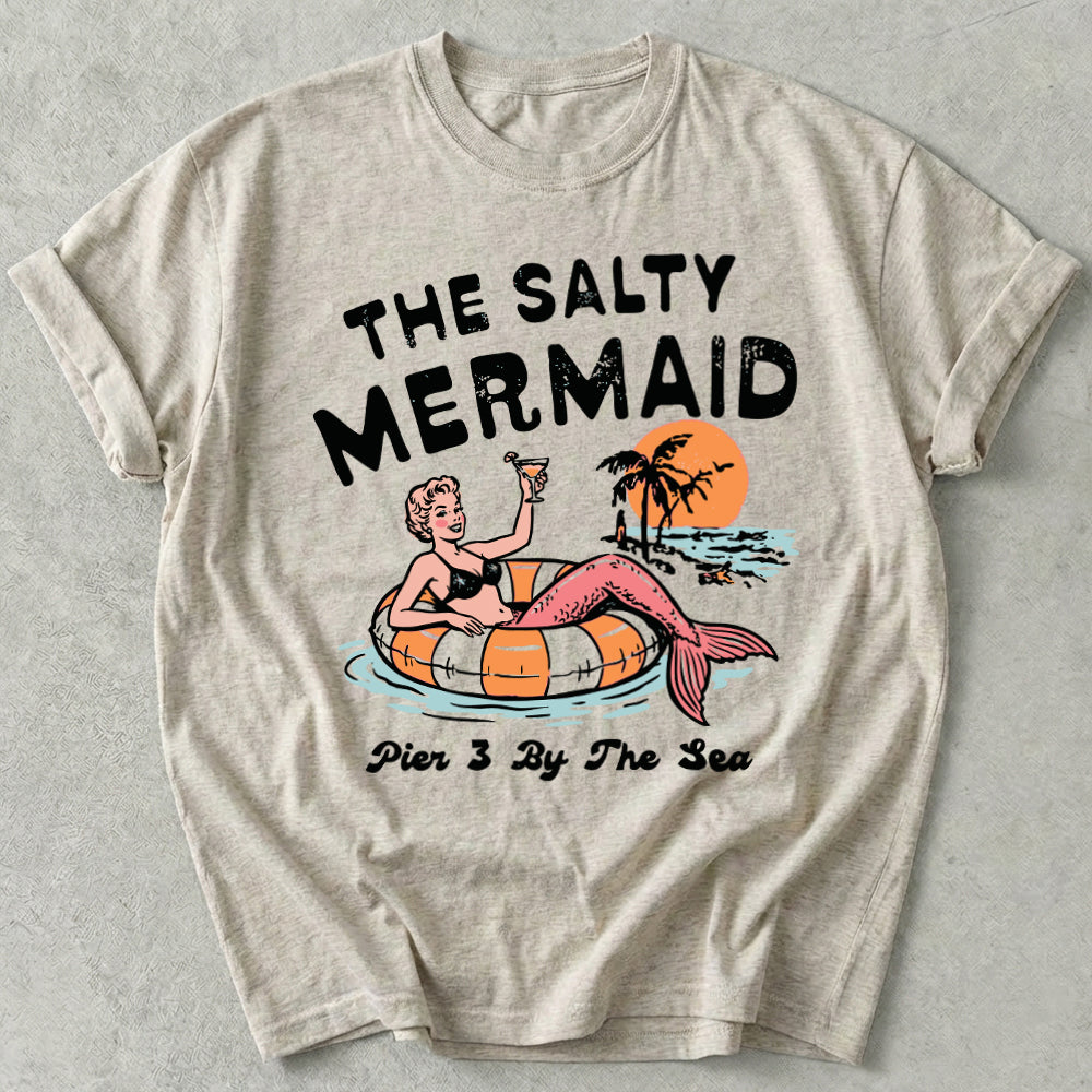 The Salty Mermaid Social Club Tee