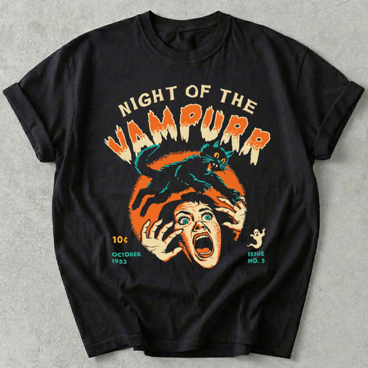 Night Of The Vampurr Tee