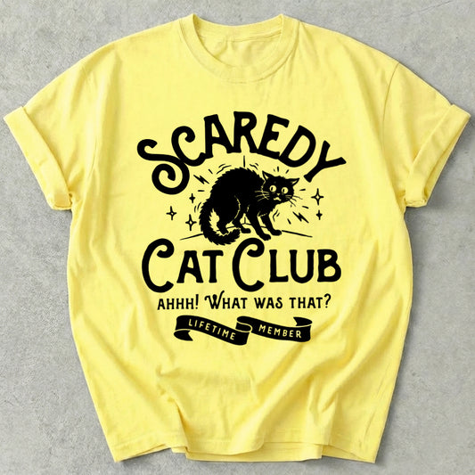 Scaredy Cat Club Tee