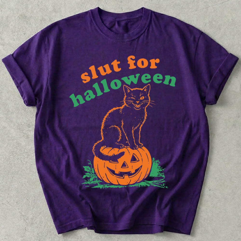 Slut For Halloween Tee