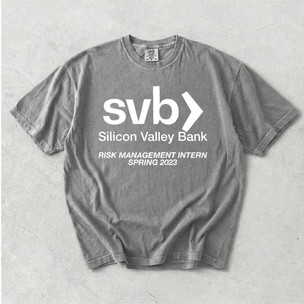 Silicon Valley Bank Risk Management Internship Comfort Colors T-Shirt