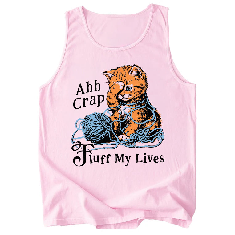 Fluff My Lives Tee Comfort Colors Tank Top