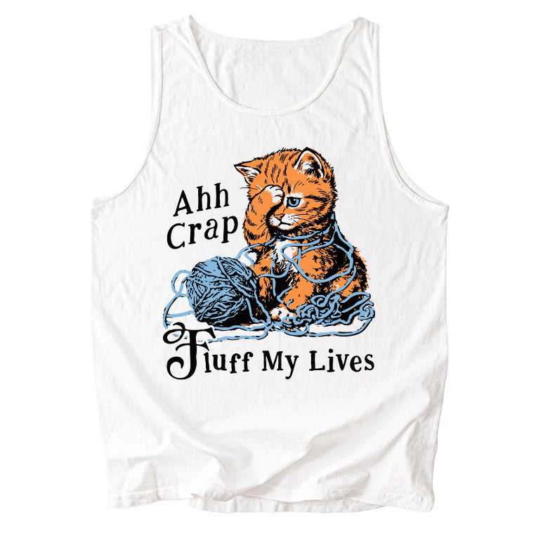 Fluff My Lives Tee Comfort Colors Tank Top