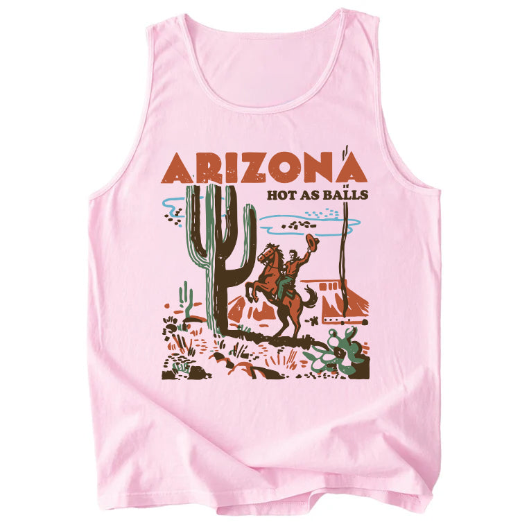 Arizona Hot As Balls Comfort Colors Tank Top