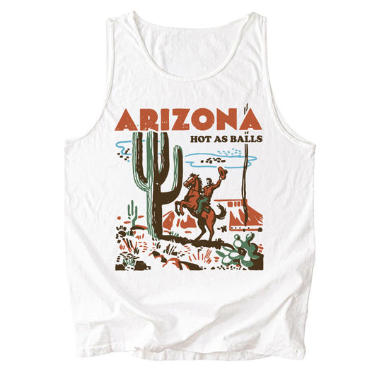 Arizona Hot As Balls Comfort Colors Tank Top