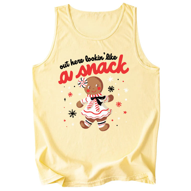 Out Here Lookin' Like A Snack Comfort Colors Tank Top