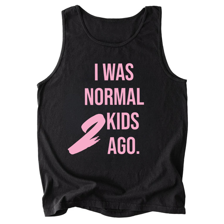 I Was Normal 2 Kids Ago Comfort Colors Tank Top