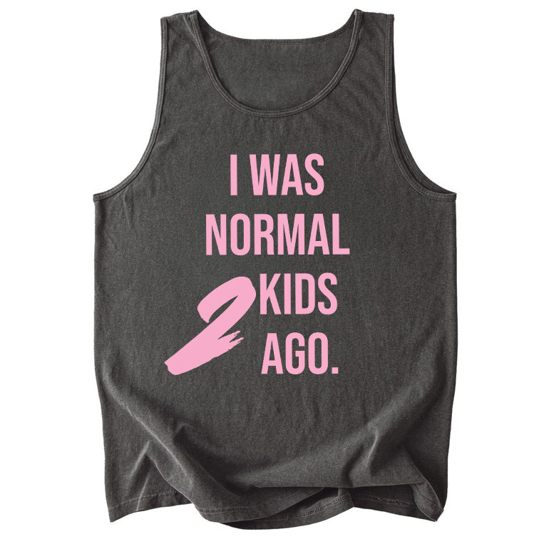 I Was Normal 2 Kids Ago Comfort Colors Tank Top