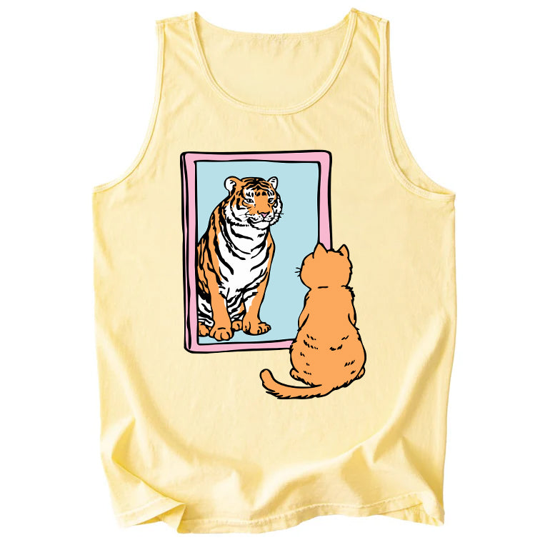 Tiger Kitty Comfort Colors Tank Top