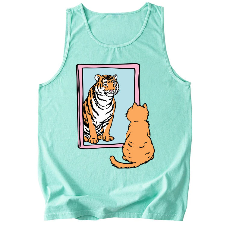 Tiger Kitty Comfort Colors Tank Top