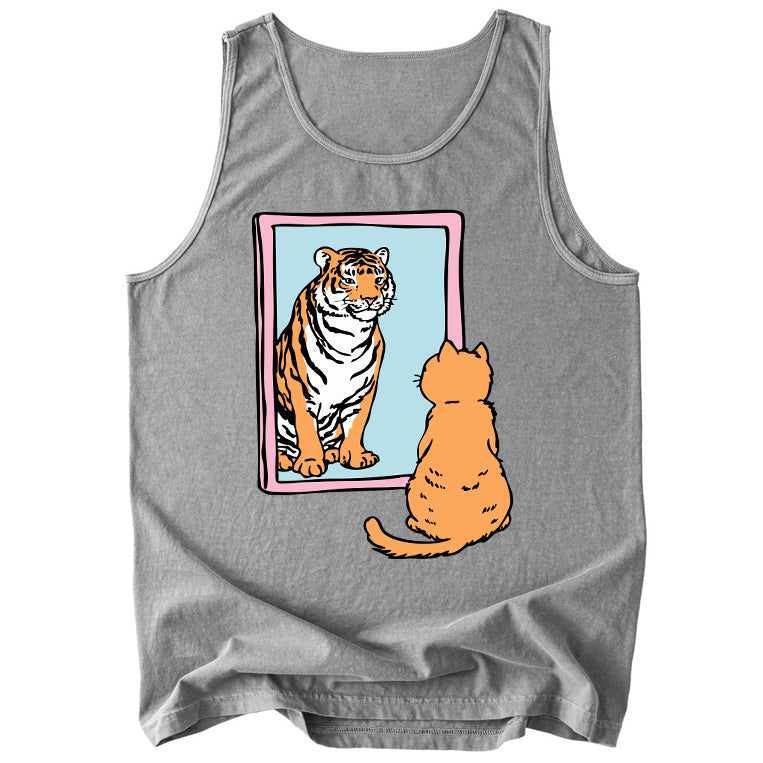 Tiger Kitty Comfort Colors Tank Top
