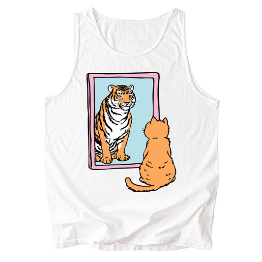 Tiger Kitty Comfort Colors Tank Top