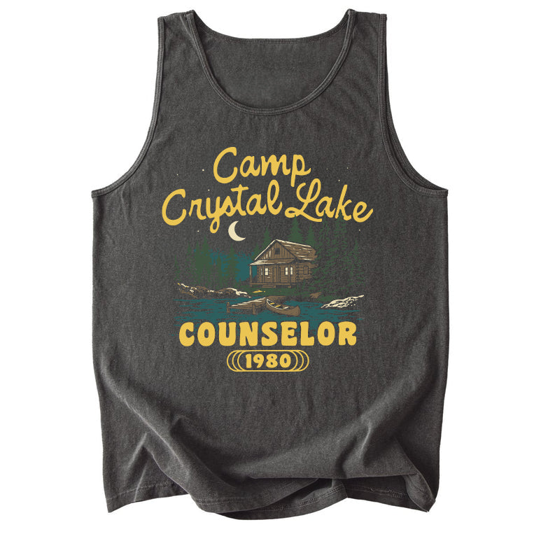 Camp Crystal Lake Counselor Comfort Colors Tank Top