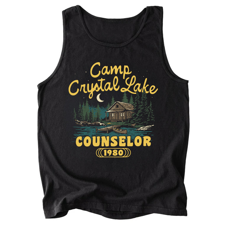Camp Crystal Lake Counselor Comfort Colors Tank Top