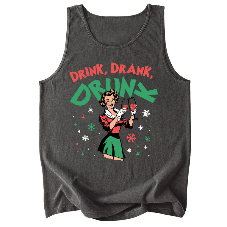 Drink Drank Drunk Comfort Colors Tank Top