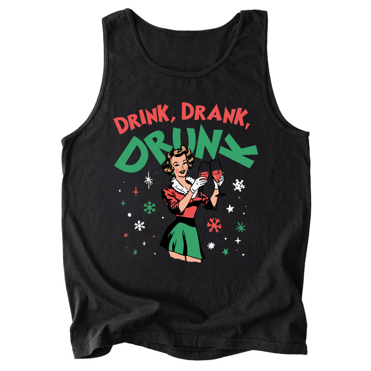 Drink Drank Drunk Comfort Colors Tank Top