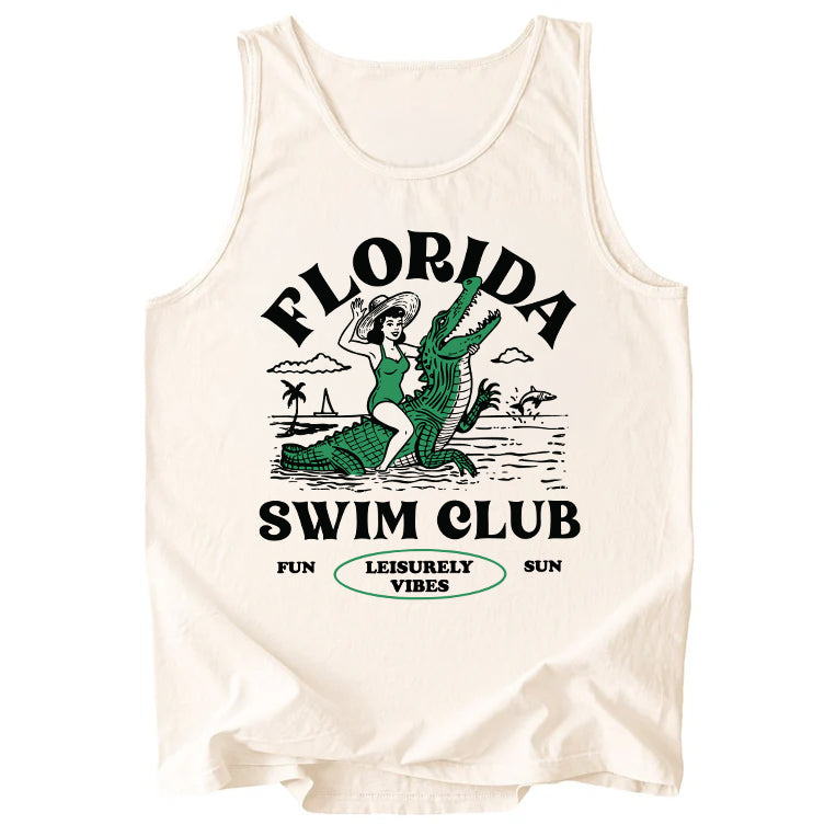 Florida Swim Club Comfort Colors Tank Top
