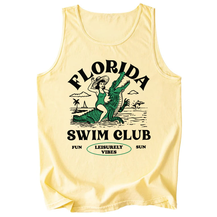 Florida Swim Club Comfort Colors Tank Top