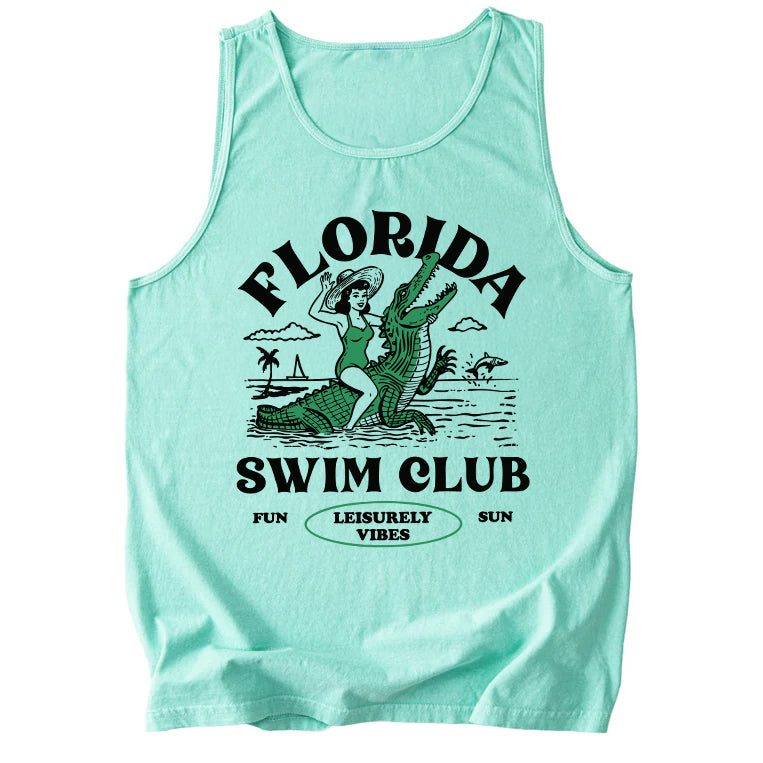Florida Swim Club Comfort Colors Tank Top