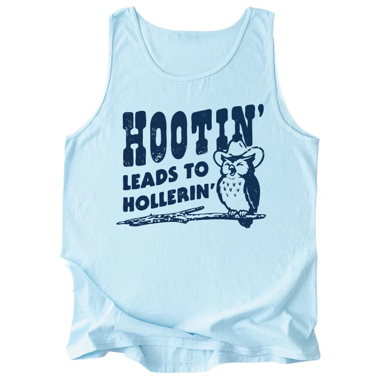 Hootin' Leads to Hollerin' Comfort Colors Tank Top
