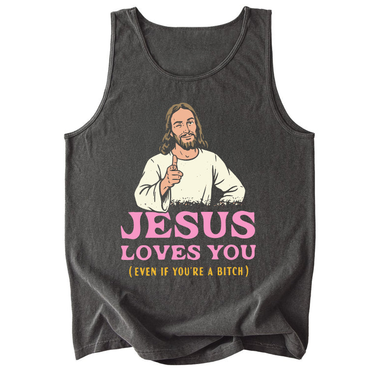 Jesus Loves You Comfort Colors Tank Top