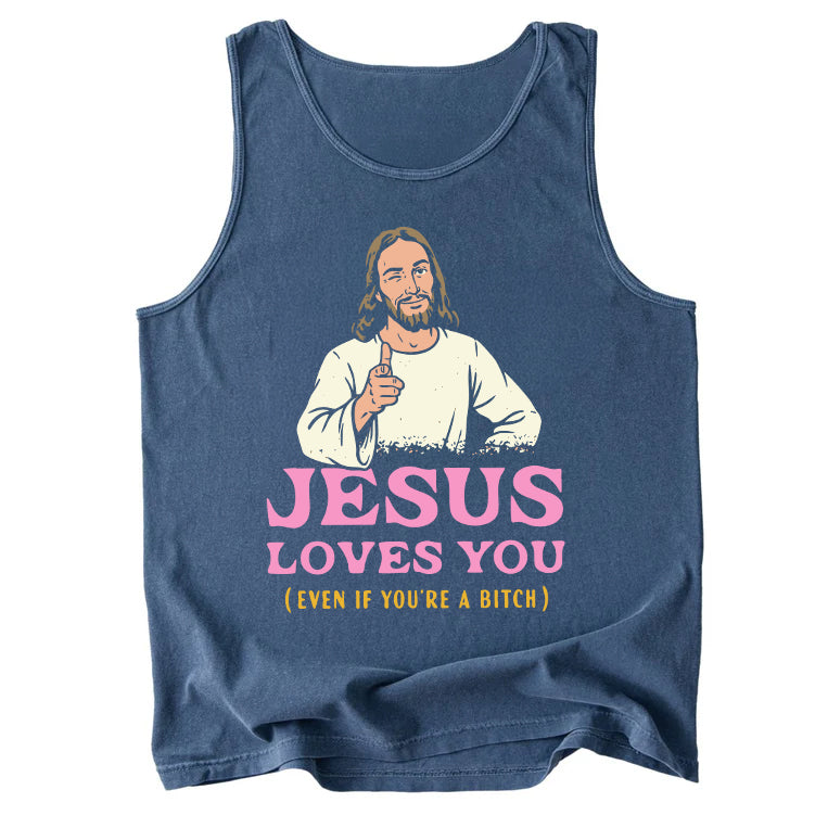 Jesus Loves You Comfort Colors Tank Top