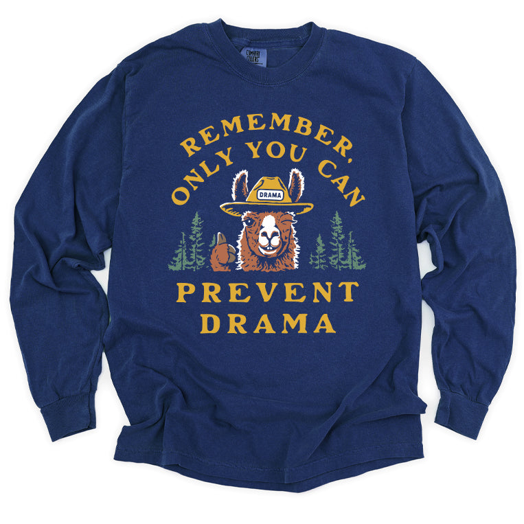 Only You Can Prevent Drama Long Sleeve Tee