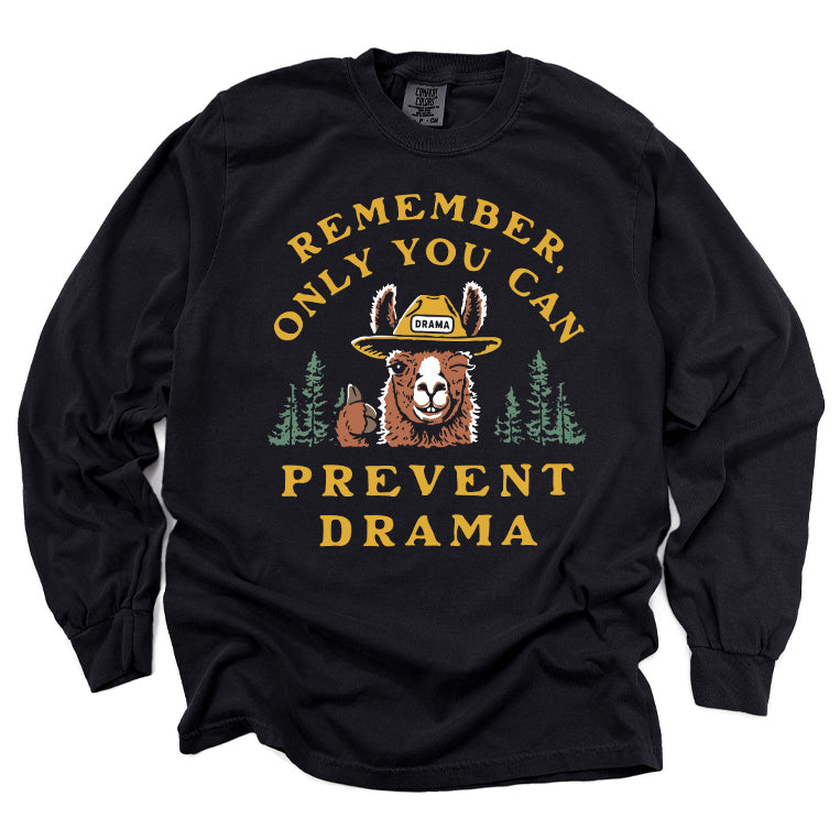 Only You Can Prevent Drama Long Sleeve Tee