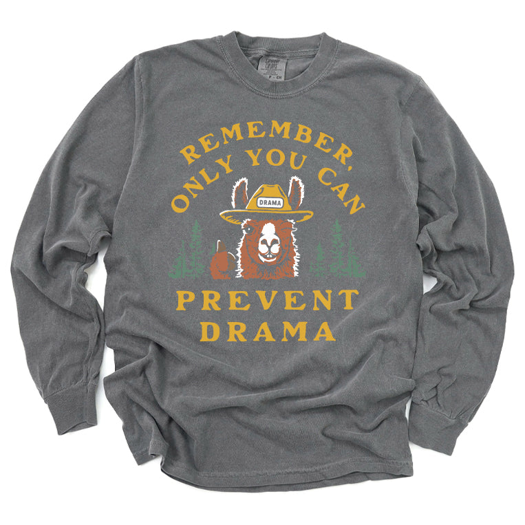 Only You Can Prevent Drama Long Sleeve Tee