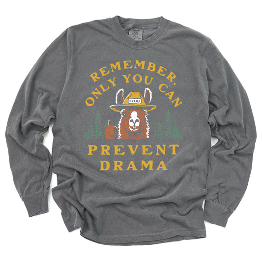 Only You Can Prevent Drama Long Sleeve Tee