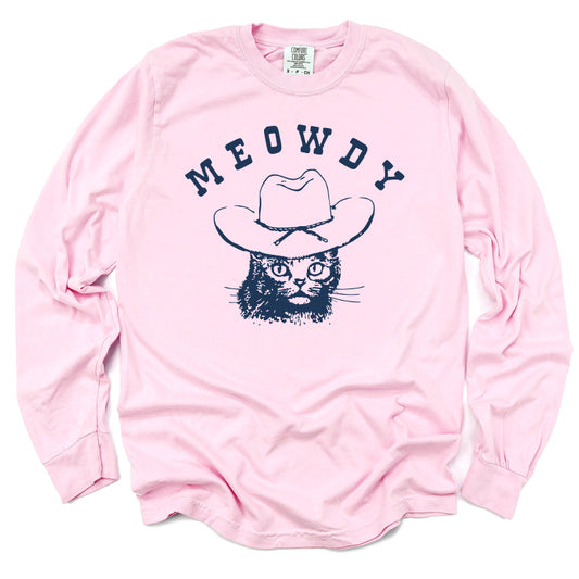 Meowdy Long Sleeve Tee