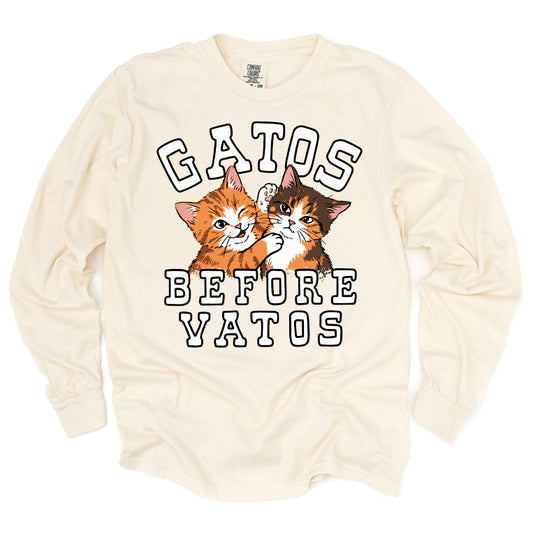 Gatos Before Vatos Long Sleeve Tee